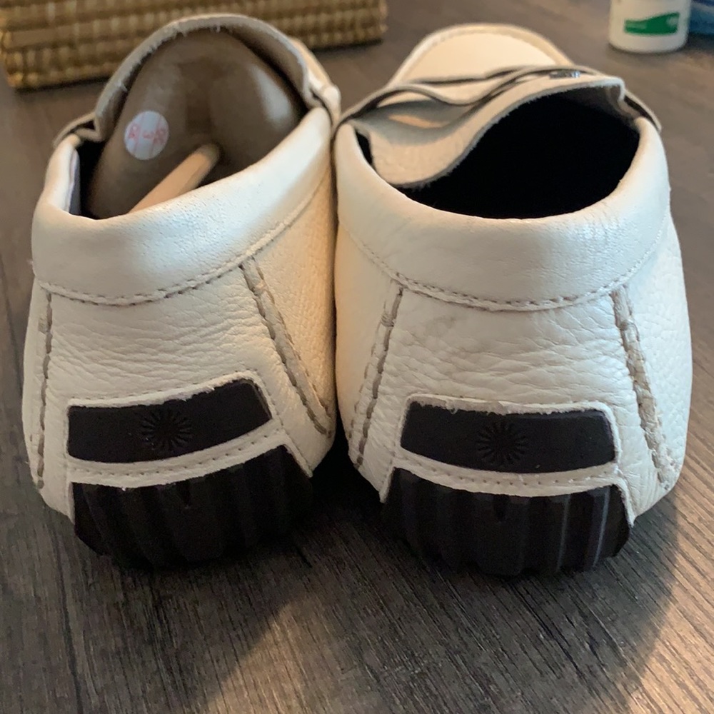 Men’s size 11 white UGG loafers
